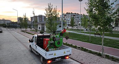 Karatay Belediyesi'nden bayram öncesi ilaçlama mesaisi