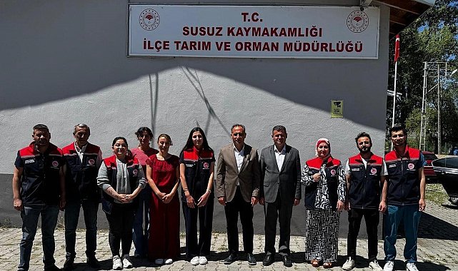 Kars Tarım İl Müdürü Enver Aydın'dan Susuz İlçe Tarım Müdürlüğü'ne ziyaret