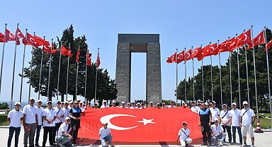 Kastamonu'da liseli öğrenciler, Çanakkale Şehitliğini gezdi