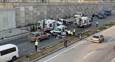 Kastamonu'da zincirleme trafik kazası: 9 yaralı