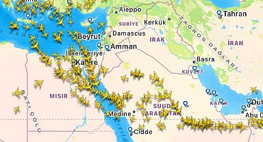 Katar hava sahasının kapanmasıyla uçaklar Türkiye'ye yönlendirildi