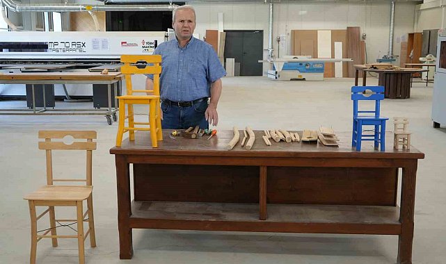 Kayın ağacından yapılan bu sandalye, 50 yıl boyunca hiçbir şey olmadan kullanılıyor