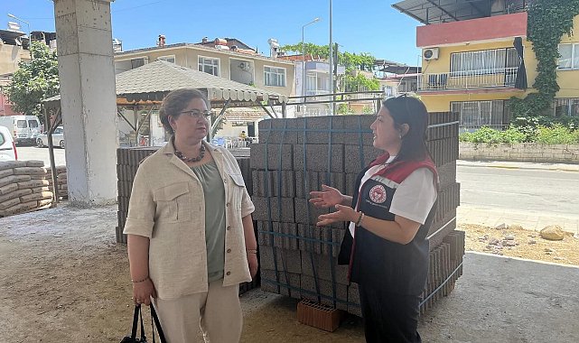 Kaymakam Doğru, kurum binası inşaatında incelemelerde bulundu