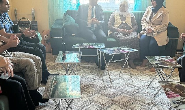 Kaymakam Korkusuz'dan şehit ailesine anlamlı ziyaret