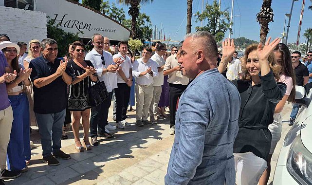 Kaymakam Mustafa Çit ve ailesine veda töreni