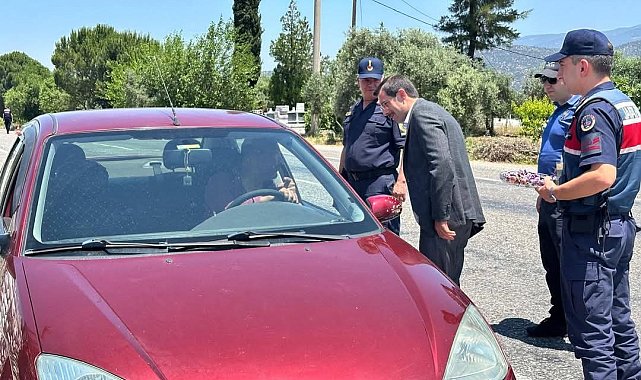 Kaymakam Polat bayram denetiminde