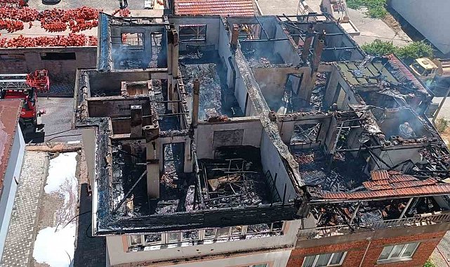 Kayseri'de ev yangını