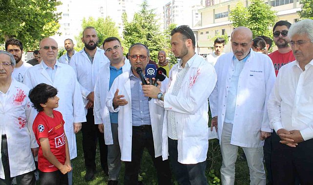 Kayserili hekimler, Gazzeli çocuklar için fidan dikti