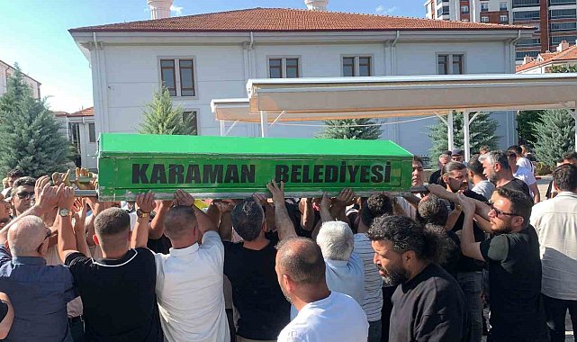 Kazada ölen motor tutkunu adam toprağa verildi