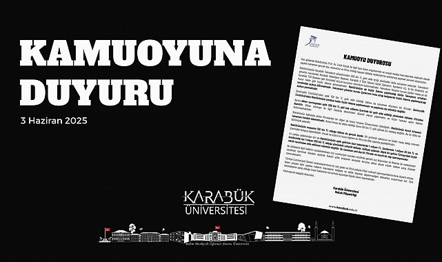 KBÜ'den Rektör Kırışık hakkındaki iddialara açıklama