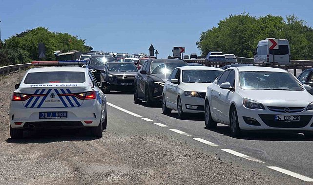 Kemikli Rampaları'nda tatil dönüşü yoğunluğu başladı