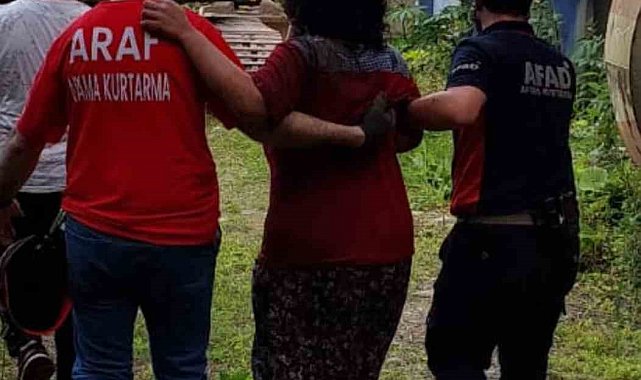 Kendisinden haber alınmayan kadın, arama ekipleri tarafından bulundu