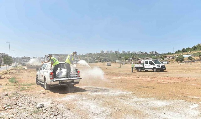 Kepez'de kurban bayramı sonrası temizlik ve dezenfekte çalışması