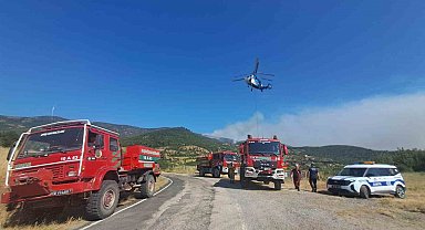 Kepsut'taki 2 ayrı orman yangınında soğutma çalışmaları sürüyor, 5 kişi gözaltında