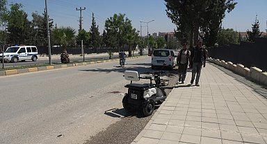 Kilis'te 3 tekerlekli motosiklet devrildi: Sürücü ağır yaralandı