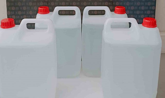 Kırıkkale'de 20 litre kaçak alkol ele geçirildi