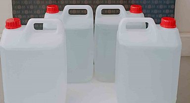 Kırıkkale'de 20 litre kaçak alkol ele geçirildi