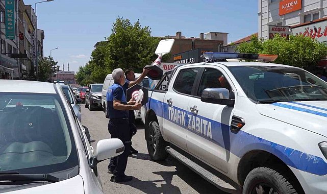 Kırıkkale'de zabıtadan kaldırım ve yol işgali denetimi