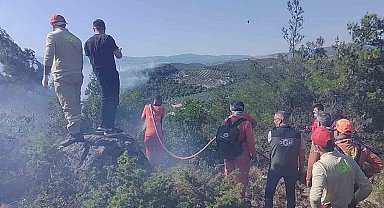 Kırkağaç'taki orman yangını kontrol altına alındı