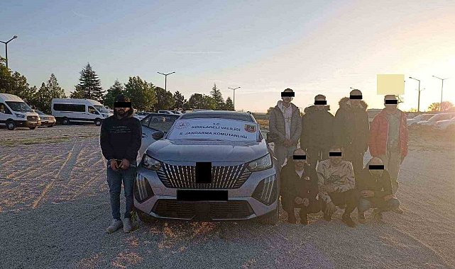 Kırklareli'nde 146 kaçak göçmen yakalandı