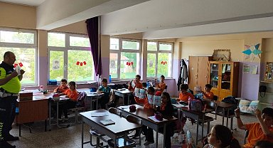 Kırklareli'nde öğrencilere trafik eğitimi