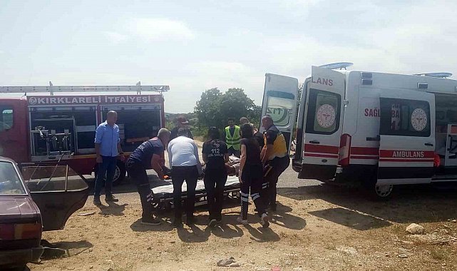 Kırklareli'nde zincirleme kaza: 1 ölü, 3 yaralı