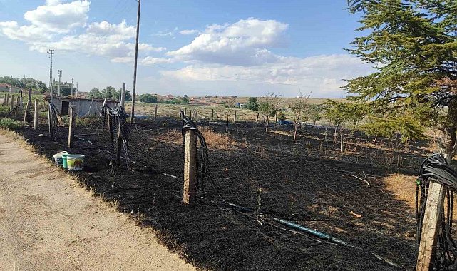 Kırşehir'de jandarma anız ve örtü yangınlarına karşı uyardı