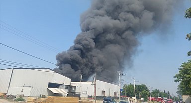 Kocaeli'de fabrika yangını