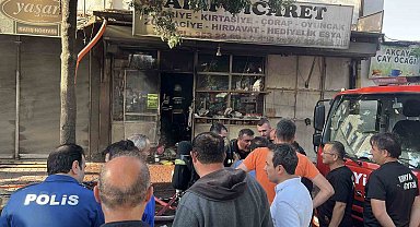 Konya'da iş yerindeki yangın korkuttu