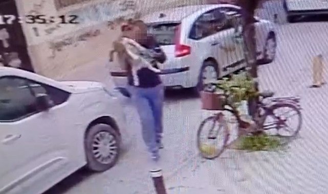 Köpeği, çişini yaptırmak için indirip yere fırlattı