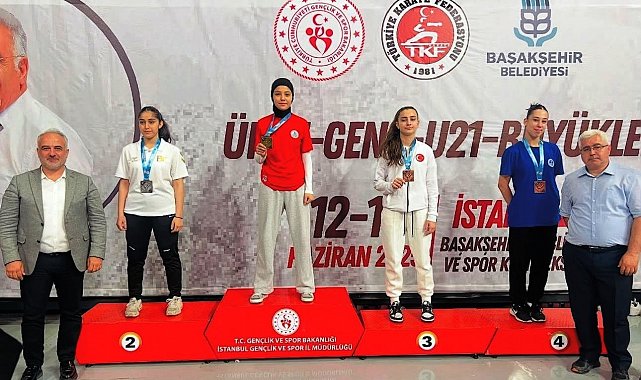 Körfezli karateci Hümeyra şampiyon oldu