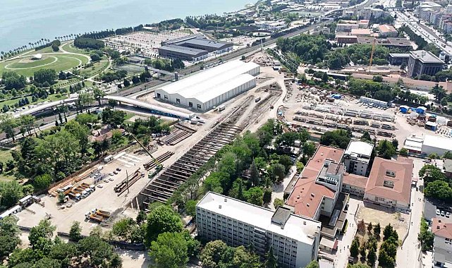 Körfezray Metro Projesi'nde çalışmalar devam ediyor