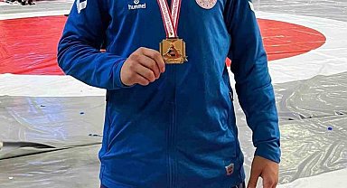 Korkuteli'nin güreşçisi 78 kiloda Türkiye şampiyonu oldu