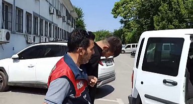 Kucakladığı televizyonu böyle çaldı, operasyonla yakalandı