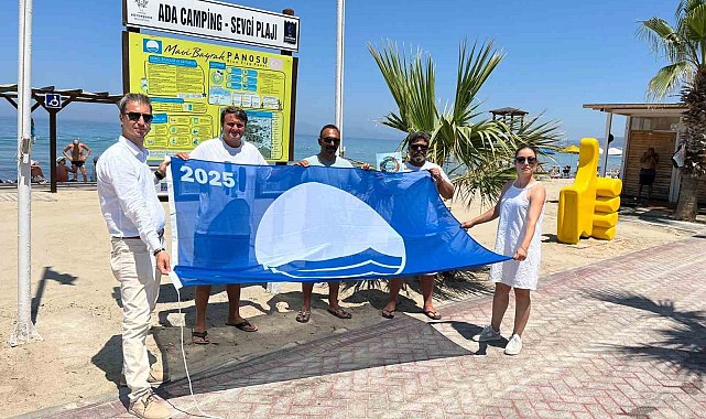 Kuşadası plajları 25 Mavi Bayrak ile taçlandı