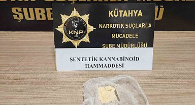 Kütahya'da uyuşturucu operasyonu, 1 kişi tutuklandı