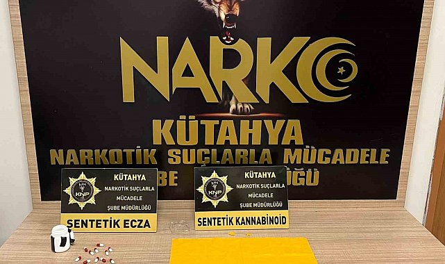 Kütahya'da uyuşturucu ticaretine 2 tutuklama
