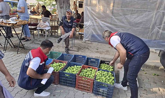 Kuyucak İlek Pazarı'nda denetim ve bilgilendirme