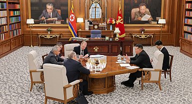 Kuzey Kore lideri Kim'den Şoygu'ya: "Rusya'yı gelecekte de koşulsuz destekleyeceğiz"