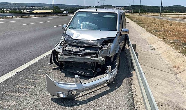 Kuzey Marmara Otoyolu'nda kaza: 3 yaralı
