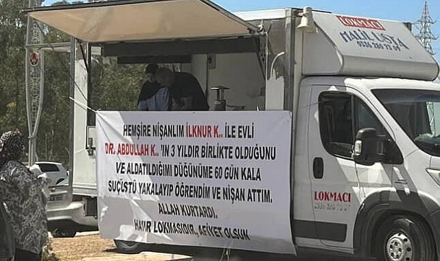 Lokmalı ifşa: Aldatıldığını öğrenince hayır lokması dağıttı