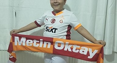 Lösemi hastası minik Mustafa'nın Galatasaray formasıyla hayali gerçekleşti