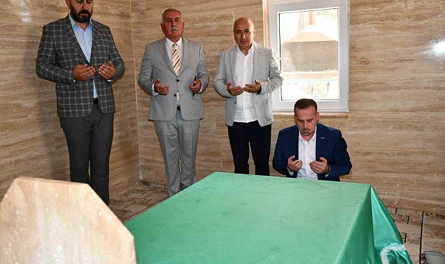 MAGİNDER'den Zeynel Abidin Türbesi'ne anlamlı ziyaret