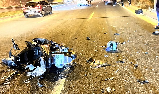 Malatya-Elazığ yolunda motosiklet traktör römorkuna çarptı: 1 yaralı