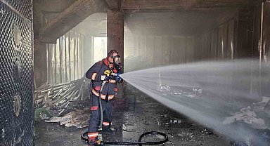 Malatya'da depo yangını