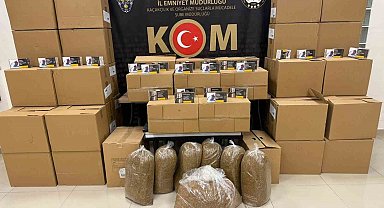 Manisa'da kaçak tütün ve içki operasyonu: 5 gözaltı