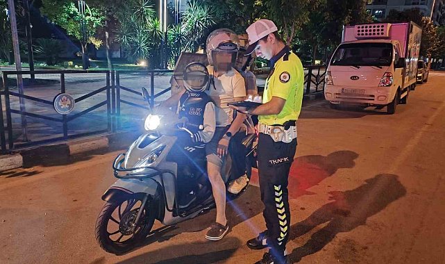 Manisa'da motosikletlilere ceza yağdı
