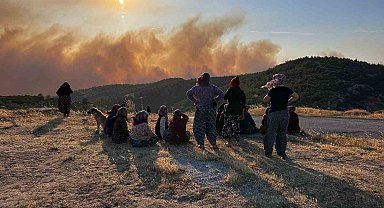 Manisa'daki orman yangını ikinci gününde devam ediyor