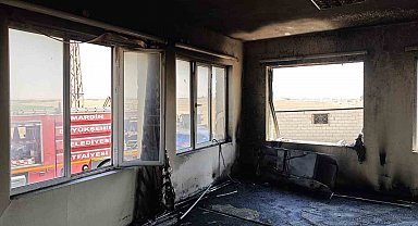 Mardin'de taziye evinde çıkan yangın söndürüldü