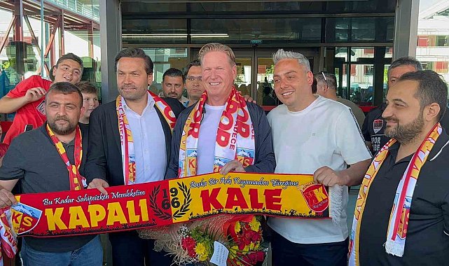 Markus Gisdol Kayseri'ye geldi